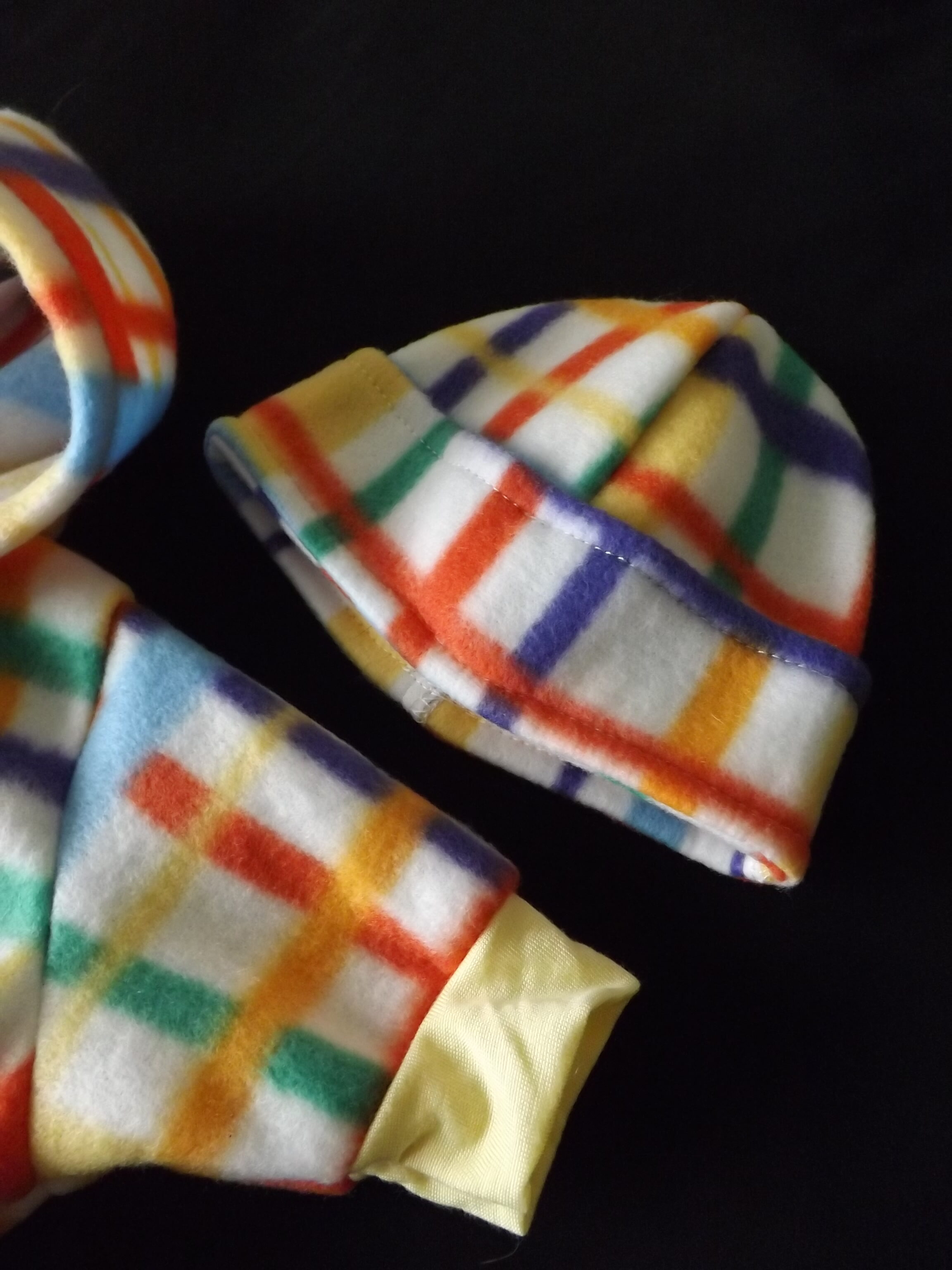 Ruuduline kombe + müts - Image 2