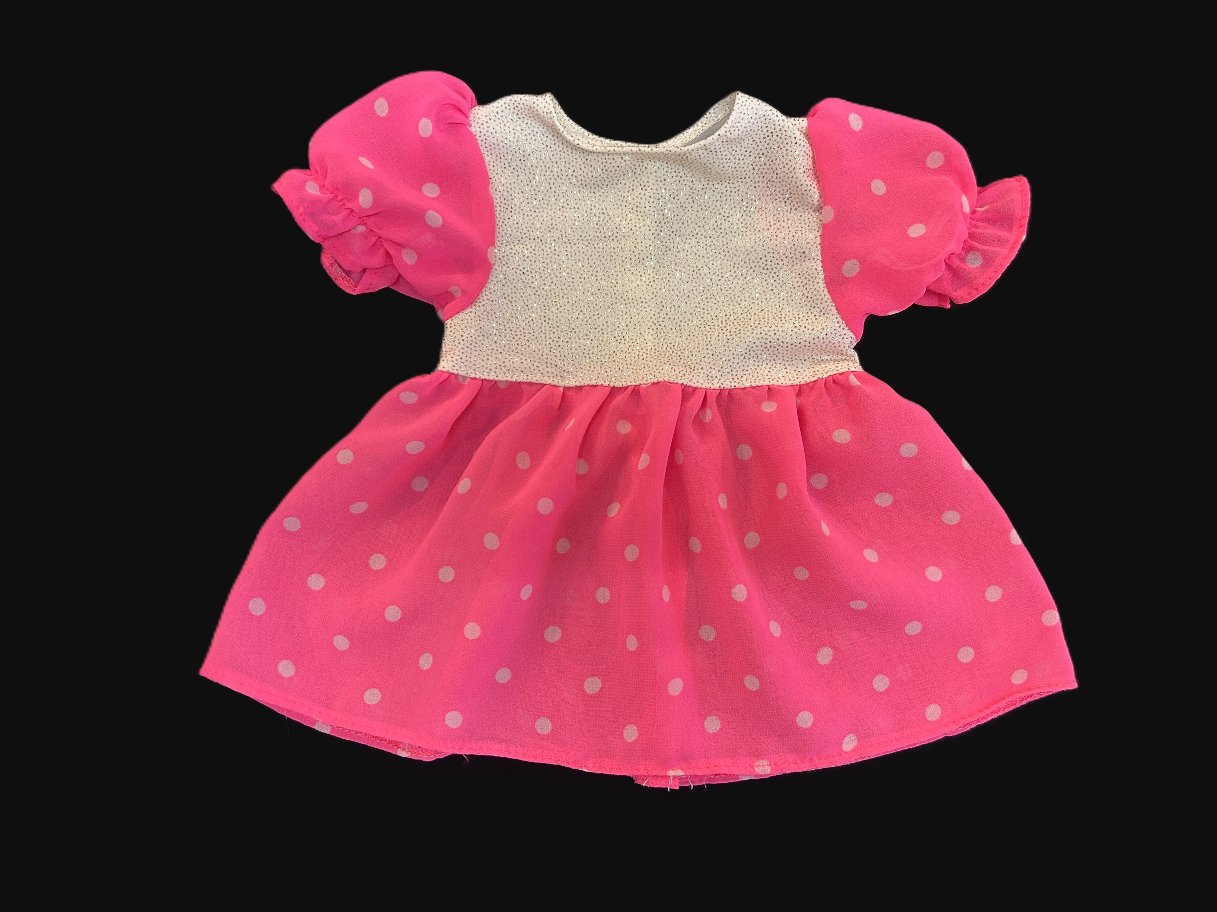 Roosa täpiline peokleit